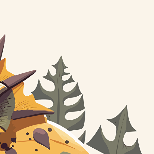 Cute styracosaurus vector image