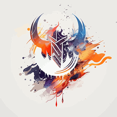 viking elements logo, vector, abstract, white backround, icon