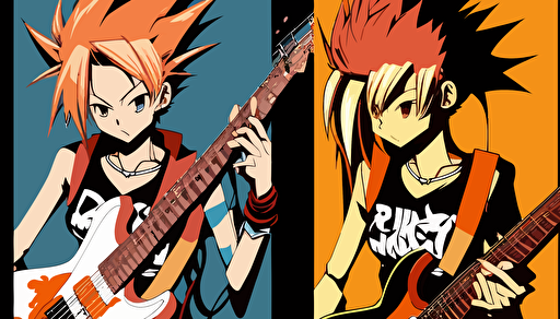 guitar,bass guitar,no background,anime style,comic,vector,