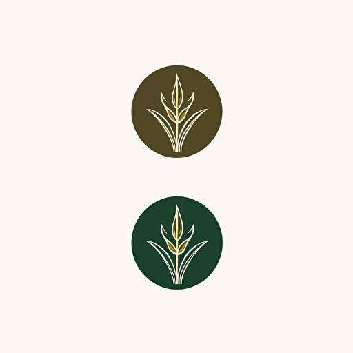 a corporation in the agricultural science industry, branding logo, simple logo, creative logo, vector logo, green, minimalist, Decision Science, Ecosystem, corporate
