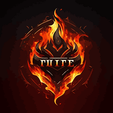 logo, basic form of fire, simple clean design, very basic shape, , vector, Name gymfire