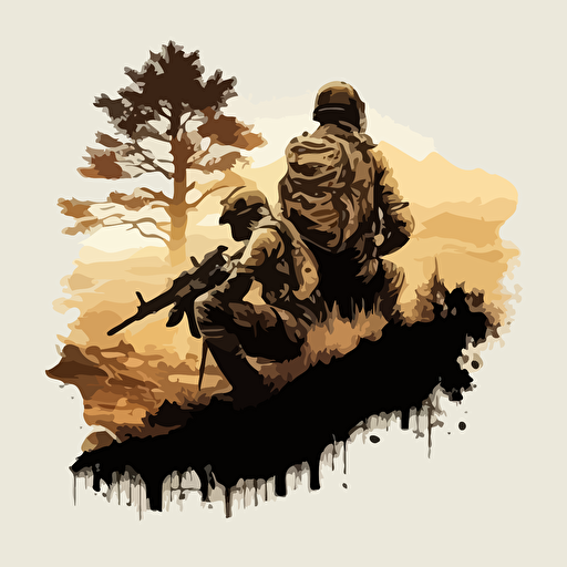 2-person team on PUBG defending a hill, M24, Vector