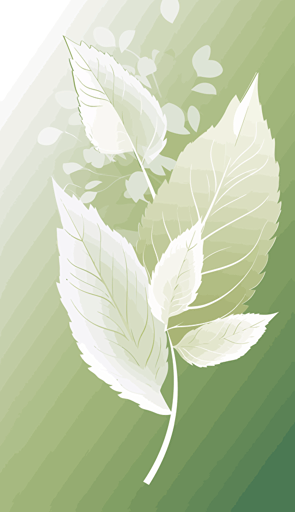 leaf，flower，petal，the low-purity tone，vector illustration ,