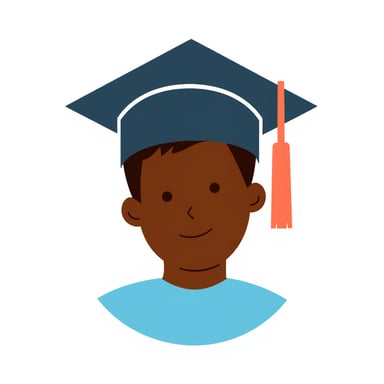 a man graduating from college