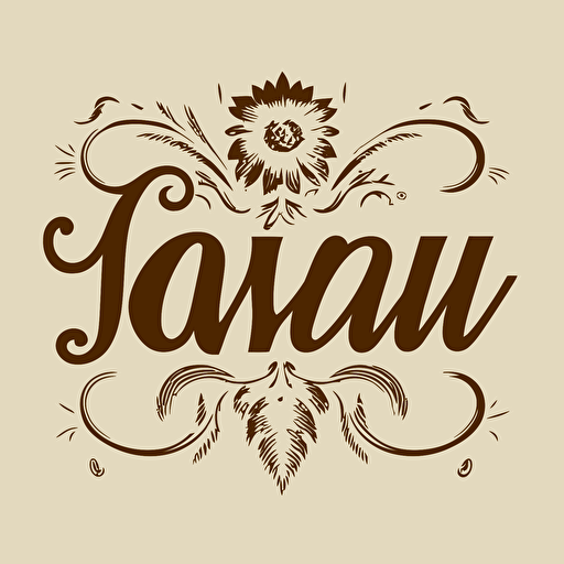 flat vector Iowa wordmark of the word “Iowa” in cursive. Should be elegant, preppy, classy, traditional, old school, rich, timeless**