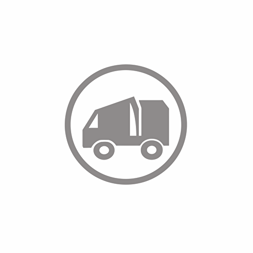 a vector monochromatic logo that includes a concrete truck for a concrete business located in boise idaho