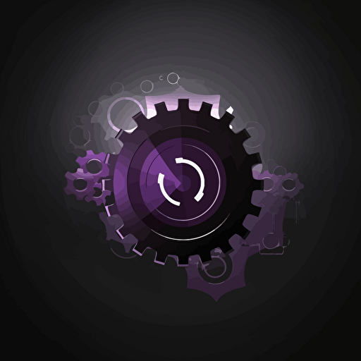 web logo, clean, vector, illustrator, technology, coding, programming, cloud infrastructure, dark purple, black, Based on "NK"