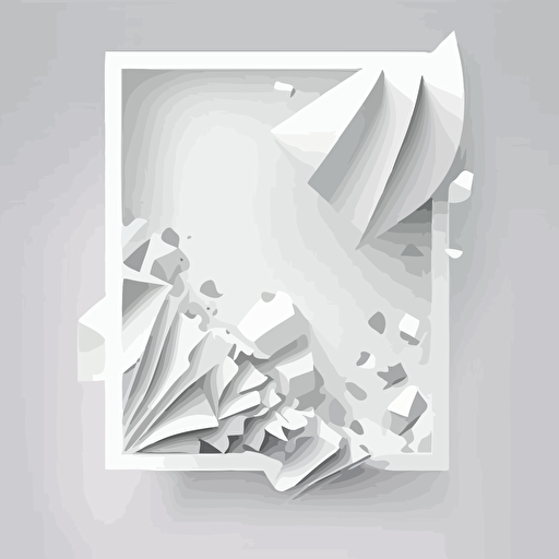 Premium Vector White background in abstract style mock up