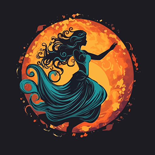 vector logo for a dance event