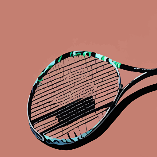 3d render tennis racket laying tennis ball dessert high contrast highly detailed sharp focus digital painting 3d art illustration trending artstation