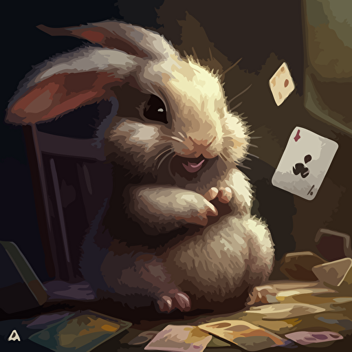 cute smile cartoon vector rabbit:: 5 pexeso card::2