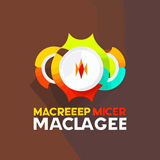corporate logo of magnetically induced power to gas process,simple,vector,flat design