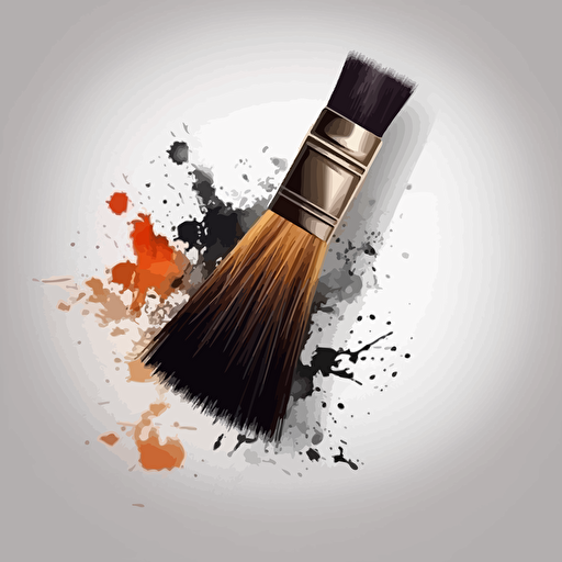 brush element, vector illustration style.