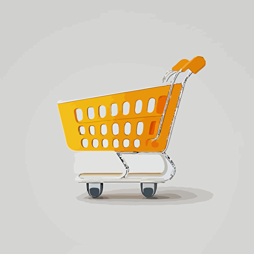 shopping cart, white background, retail, purchase, basket, supermarket, grocery, isolated, vector, illustration, design, simple, minimalistic, icon, consumer, clean, modern, shopping