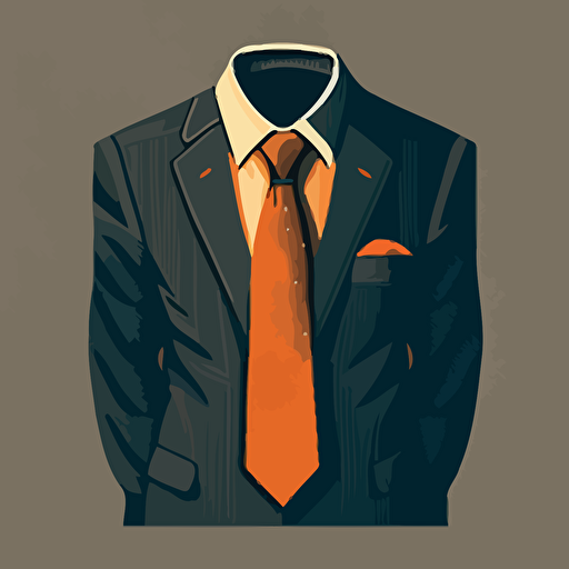 flat vector art, wallpaper of suit and ties