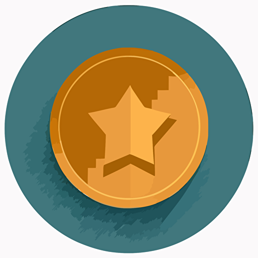 award icon, simple vector