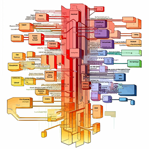 generate a technical diagram which shows a vector database