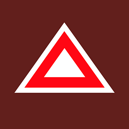 simple logo, colors red and white. vector logo