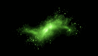 Vector green sparkles on an isolated transparent background. Atomization of green dust particles png. Glowing particles png. green dust. Light effect