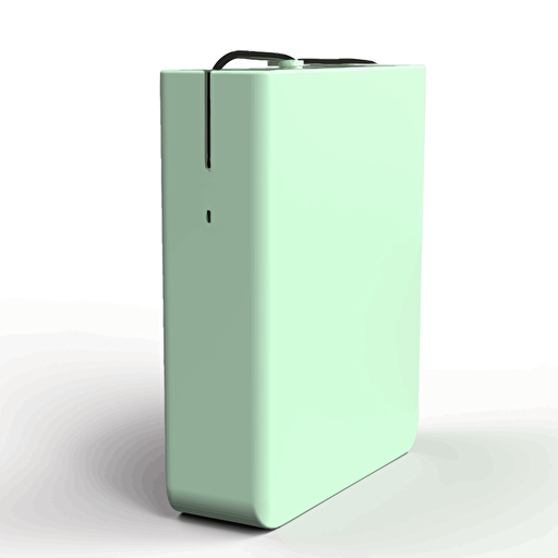 main web paig for power bank renting service, light green colors, vector