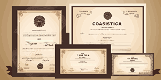 vector certificate template