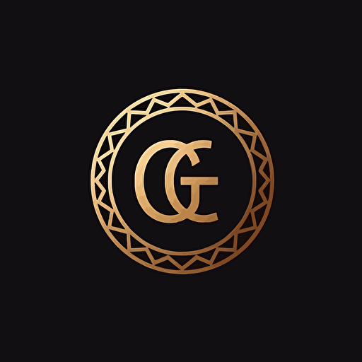 a lettermark of the Letter G I O, logo, serif font, vector, simple, jewelry logo