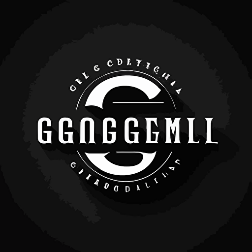 simple brand logo, letter GGG, logo, vector logo, vector design, logo design, design ideas, black and white, classic cool design, company
