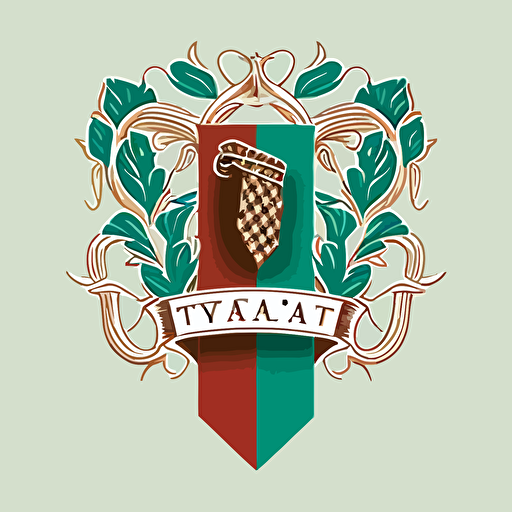 logo for luxury fashion brand, vector in the form of a tie, usa italian fashion concept, the brand is called crayatta