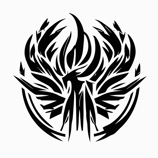 a logo of the latin symbol for liberty, vector, simple, tribal style