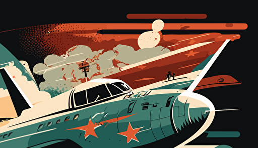cold war vector illustration,