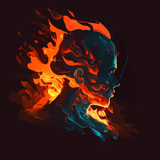 fire vector glow