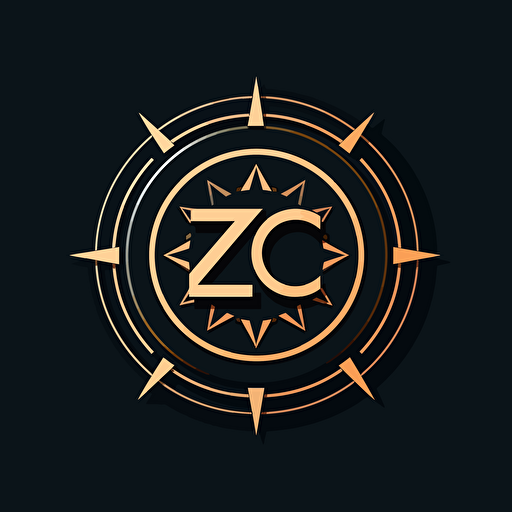 logo, ZCS, vector, flat, minimalism