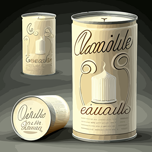 Vector logo for a comapny using Cans for containers for candles. "Can-Dle"