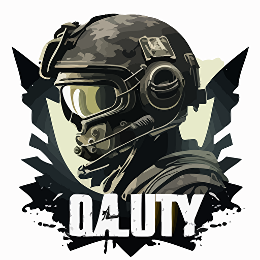 new call of duty logo, without text or writings, only vector