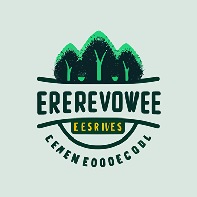 a logo for an event that's focused on letting people explore a forested area. The logo makes them feel proud of this area being near where they live. The event promotes using the area for exercising. It's a simple vector logo. The event is called 'Expeditie Groeves'. Only use 4 different colours. One them has to be green.