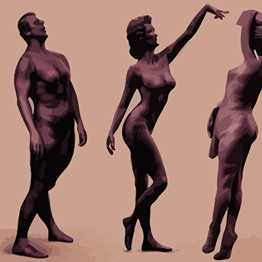 seinfeld body paint human form detailed photography vector cutout zbrush