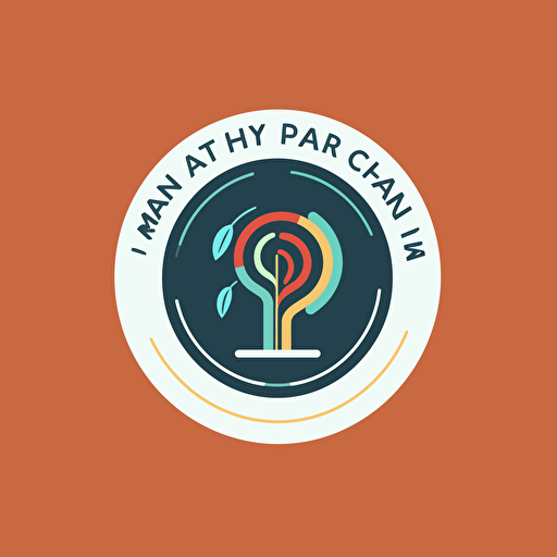 a modern 2d logo for a physiotherapist revolving around health and care displaying a body that looks healthy, illustrator, vector, simple