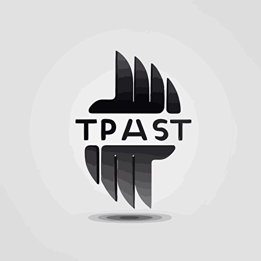 IT logo, simple, vector style, simple shapes, grow up, groove up it, delicate, modern, solid white background