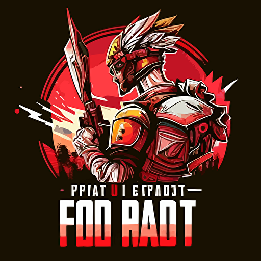 poland first to fight, vector illustrated logo, badge, e-sport, clan