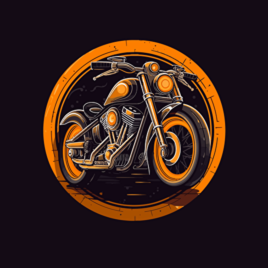 vector design of motorcycle parts shop logo