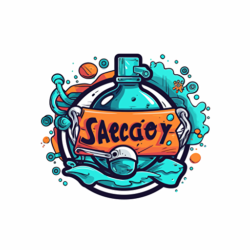2d vector logo for service that monitors prices of anything on the internet and notify about discounts, it's main goal to save money for it's customers without labels and on white background