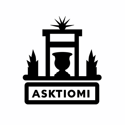 ambassador program event signup icon, black on white background, simple, vector