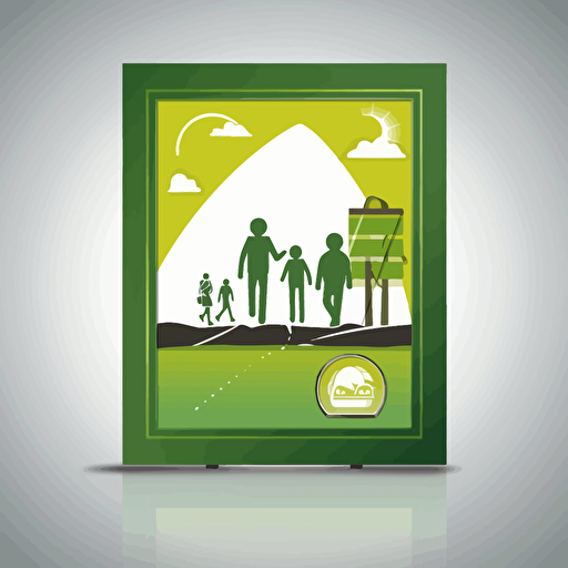 Icon, "Outdoor advertising design", vector style,