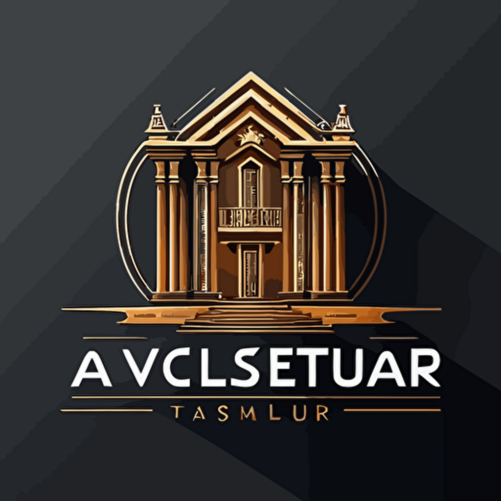 2d vector, architecture logo design