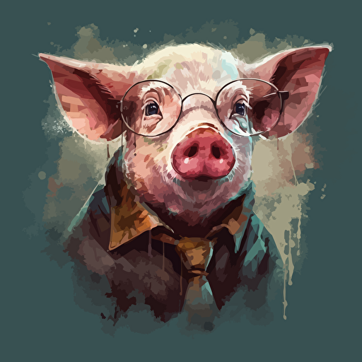 pig, vector, harry potter,