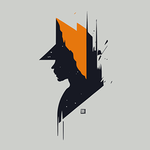 Chess king with a chef hat:: minimal vector logo::5
