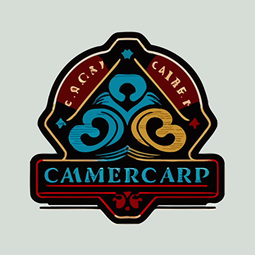 carpet company vector logo 3 colors