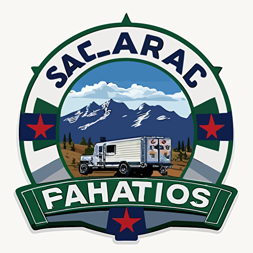 a simple vector logo for a paramedic program in Colorado Springs, the logo should include the EMS star of life, Colorado Springs skyline, Pikes peak