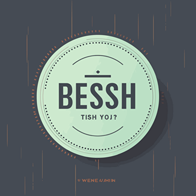 a vector logo, minimalistic, with a text that said: "The past is behind you" , minimalistic