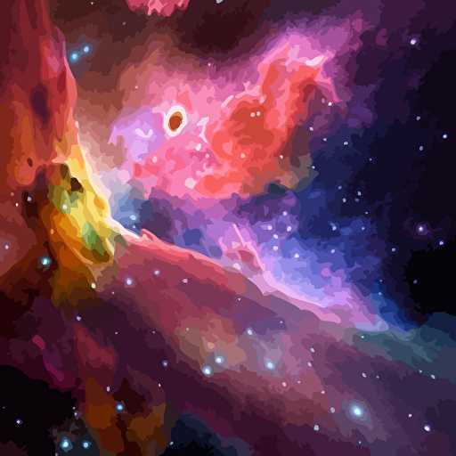 beautiful intricate omega nebula example emission nebula widely spreaded galaxy style carl larsson hyper detailed 8k3d trending artstation rendered cinema4d vray octane hyper realism